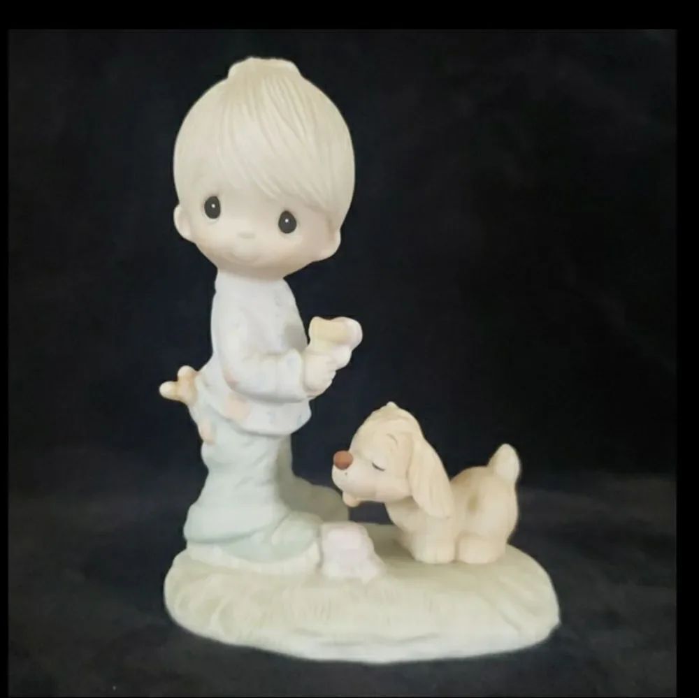 Vintage Precious Moments "Praise the Lord Anyhow" E-1374/B (1976)